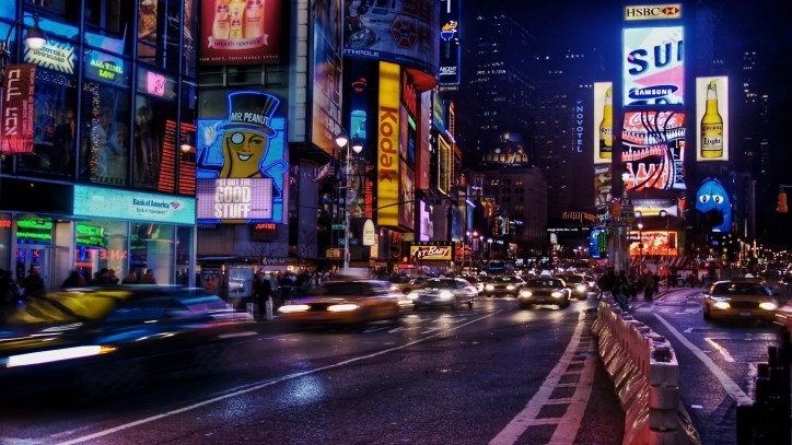 New York City Street Night