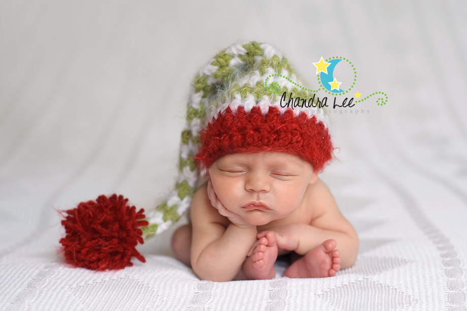 Newborn Baby Christmas Photography