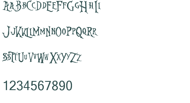 Nightmare Before Christmas Font Download