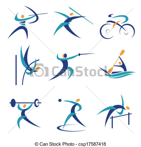 Olympic Sports Icon Clip Art