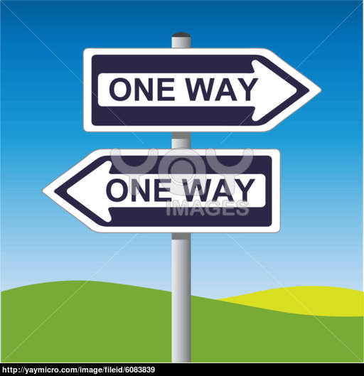 One Way Sign