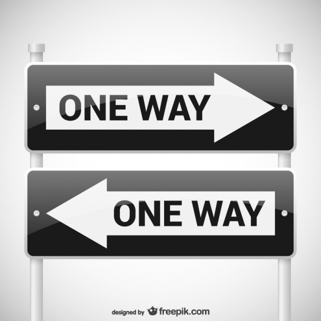 One Way Sign