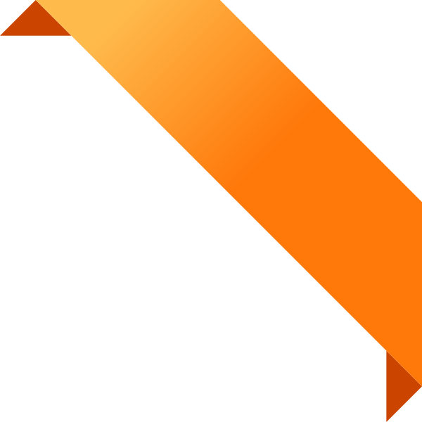 Orange Corner Design Vector