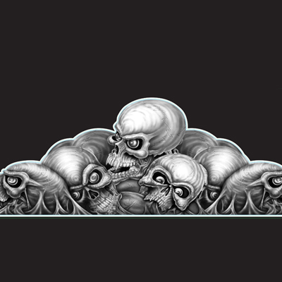 Pile of Skulls Decal