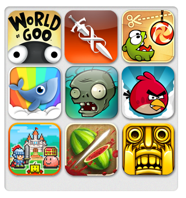 Popular Game App Icons