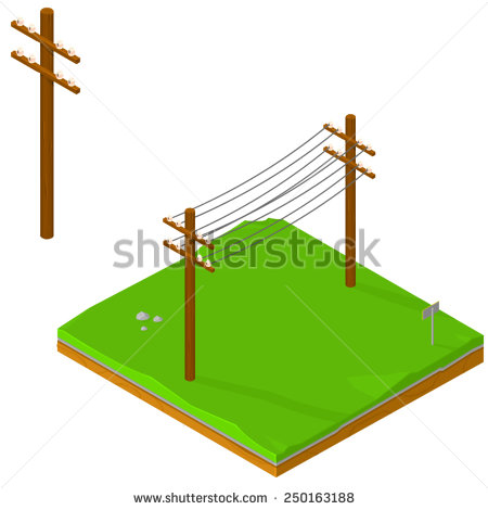 Power Line Icon Vector