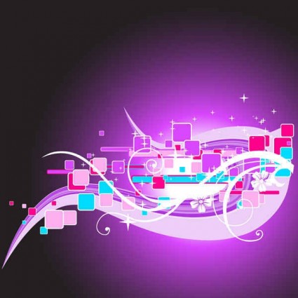 Purple Abstract Vector