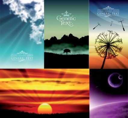 Realistic Vector Landscape Design Realistic Vector Landscape Design