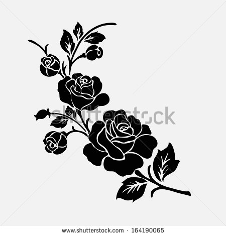 Rose Design Flower Motif Rose Design Flower Motif