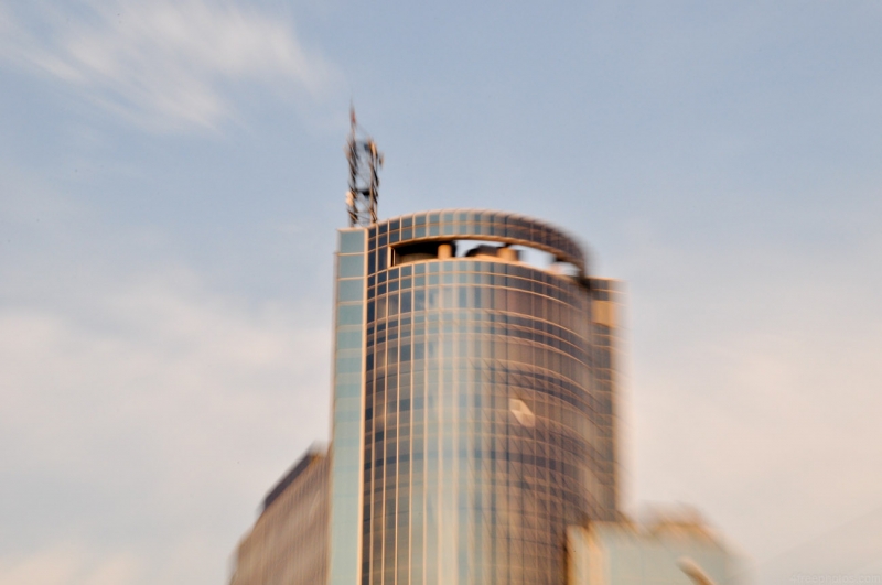 Round Glass Office Buildings