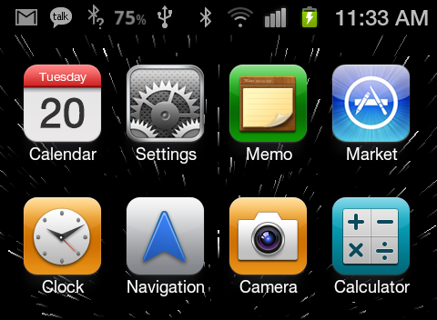 Samsung Galaxy Notification Icons