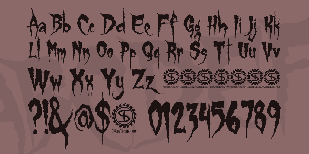 Scary Lettering Font Scary Lettering Font