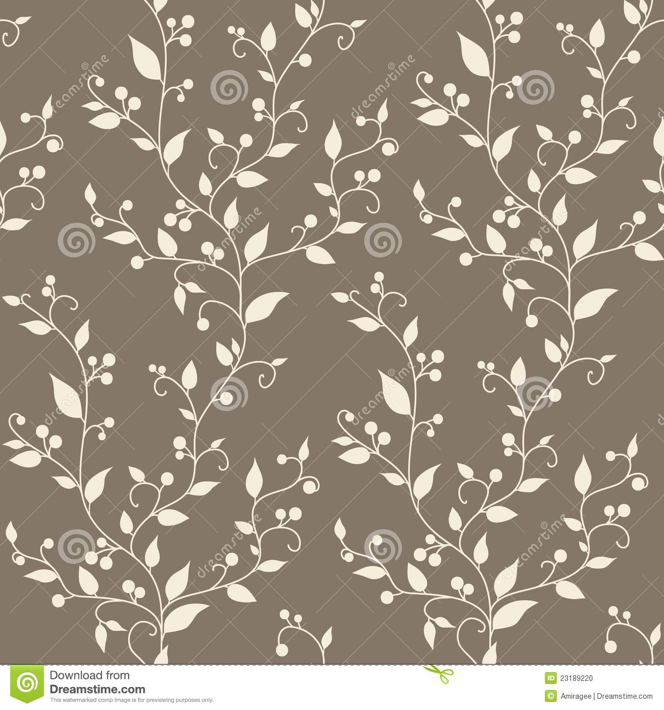 Seamless Floral Pattern Vector