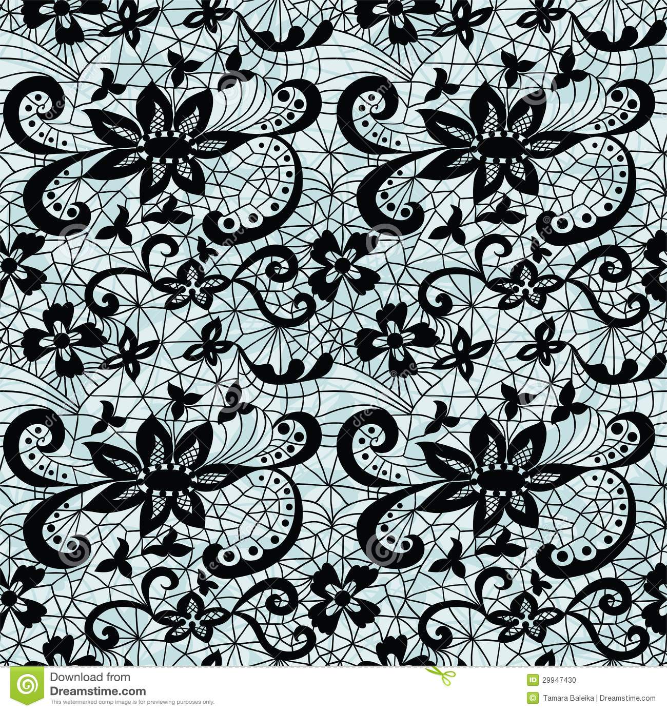 Seamless Vector Lace Patterns