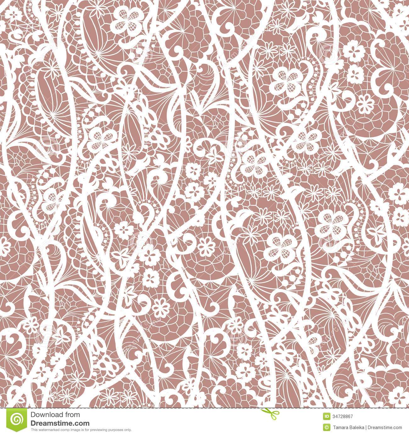 Seamless Vector Lace Patterns