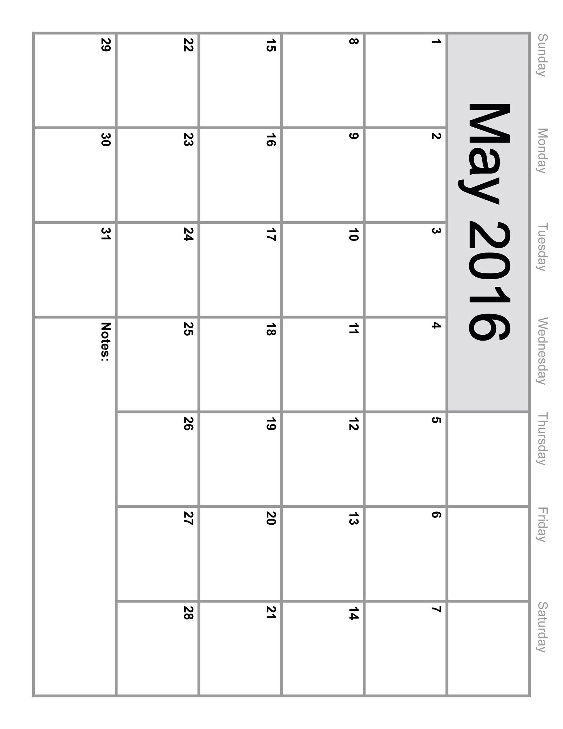 September 2015 Calendar Printable Template