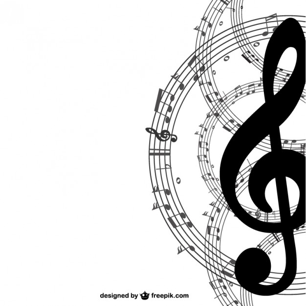 Sheet Music Background Vector