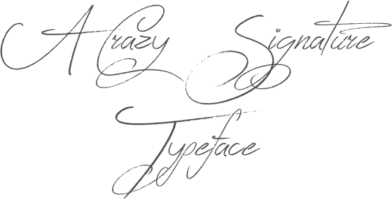 Signature Like Font Signature Like Font