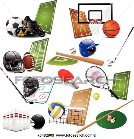 Sports Equipment Clip Art Free