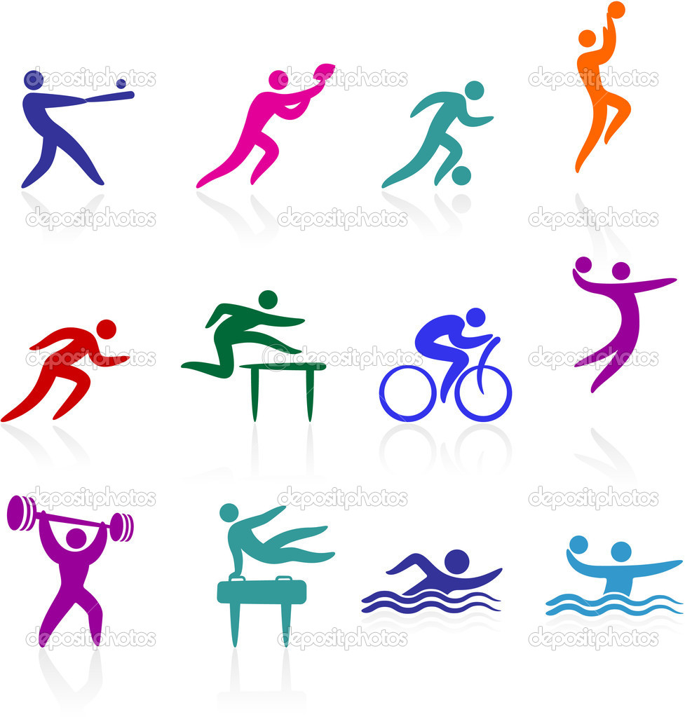 Sports Icons Clip Art