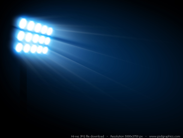 Stadium Blue Lights Stadium Blue Lights