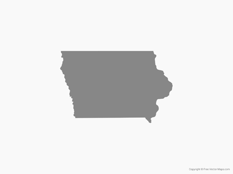 State of Iowa Vector