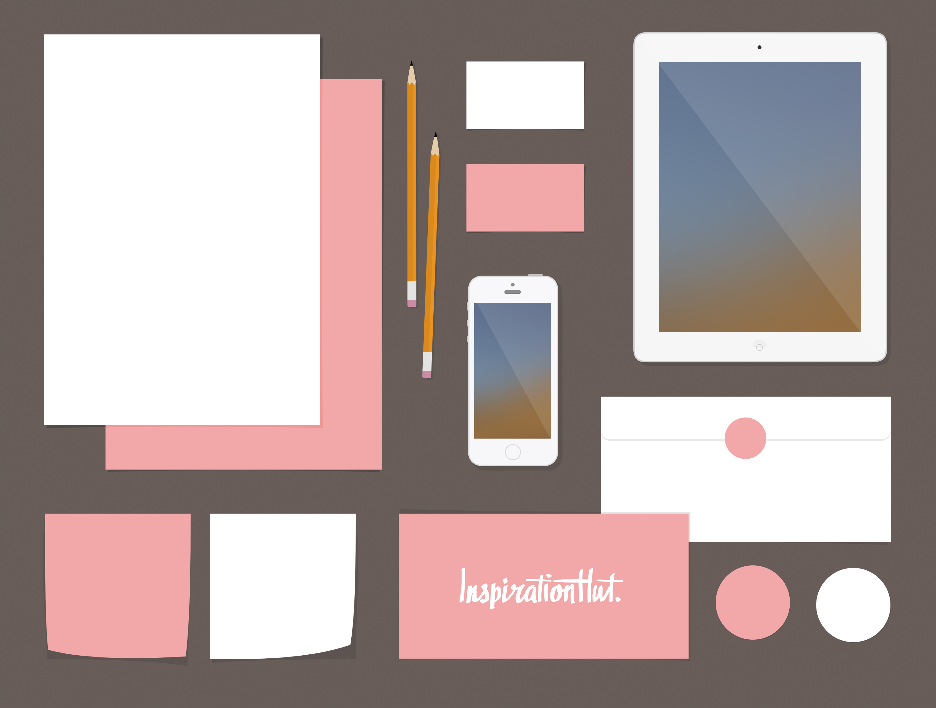 Stationary Mock Up Free Stationary Mock Up Free