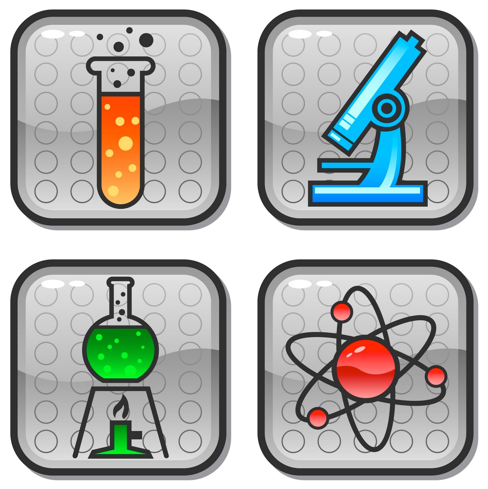 12 Scientific Technology Icons Images