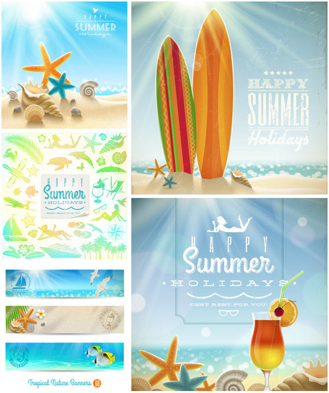 Summer Clip Art Vector