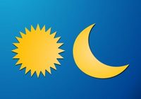 Sun and Moon Vector