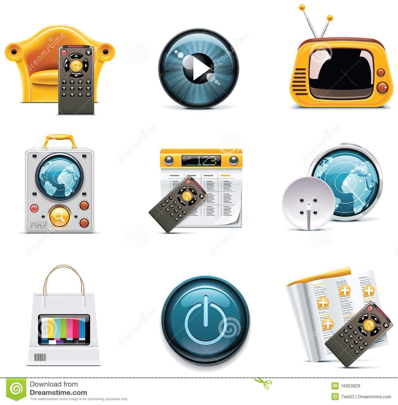 Television Icon Vector