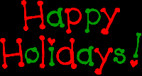 Christmas Happy Holidays Clip Art