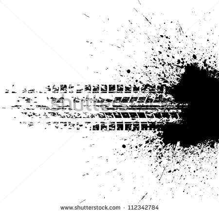 Tire Tracks Vector