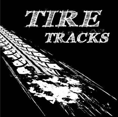 Tire Tracks Vector