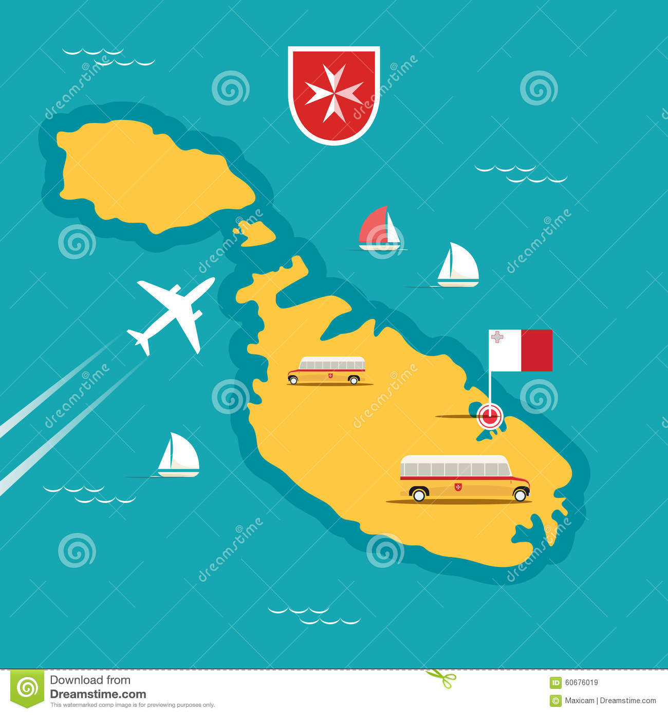 Tourist Map of Malta