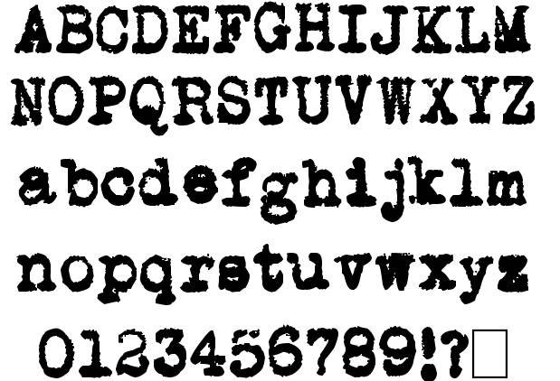 Typewriter Font