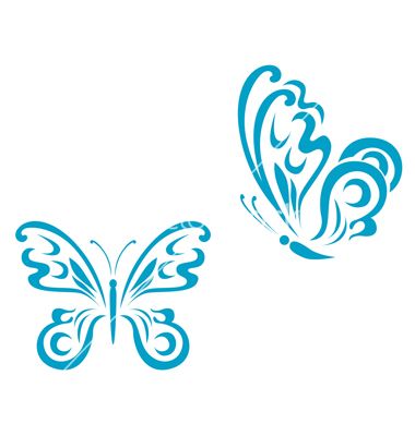 Vector Butterfly Tattoo