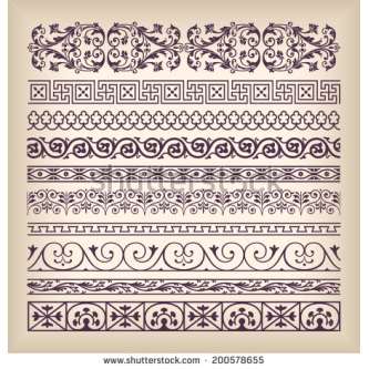 Vintage Ornate Frameborder