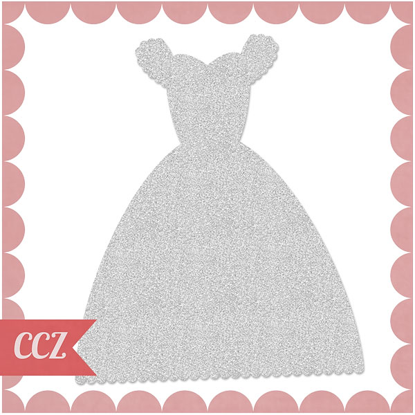 Wedding Dress Vector Clip Art