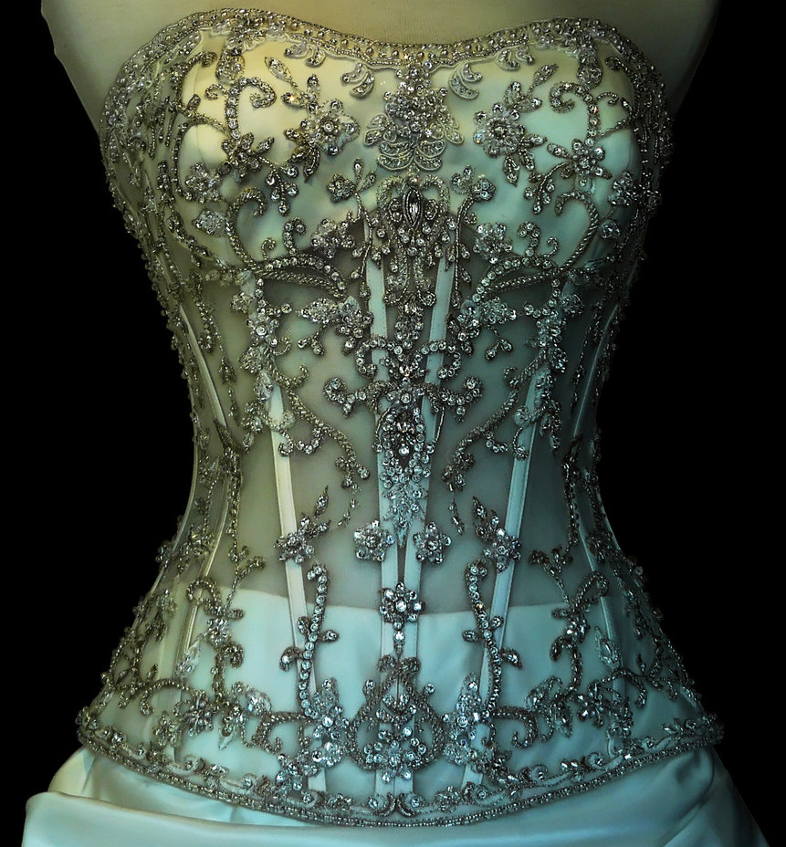 Wedding Dresses Blinged Out Corsets