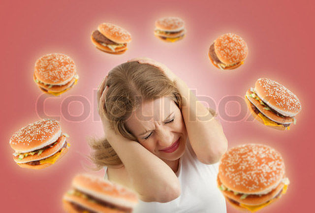 Weird Hamburger Stock-Photo