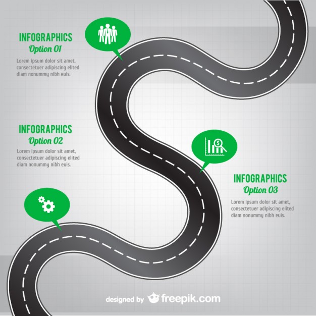 Winding Road Vector Winding Road Vector