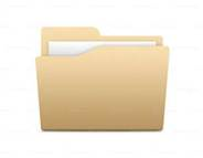 Word File Folder Icon Word File Folder Icon