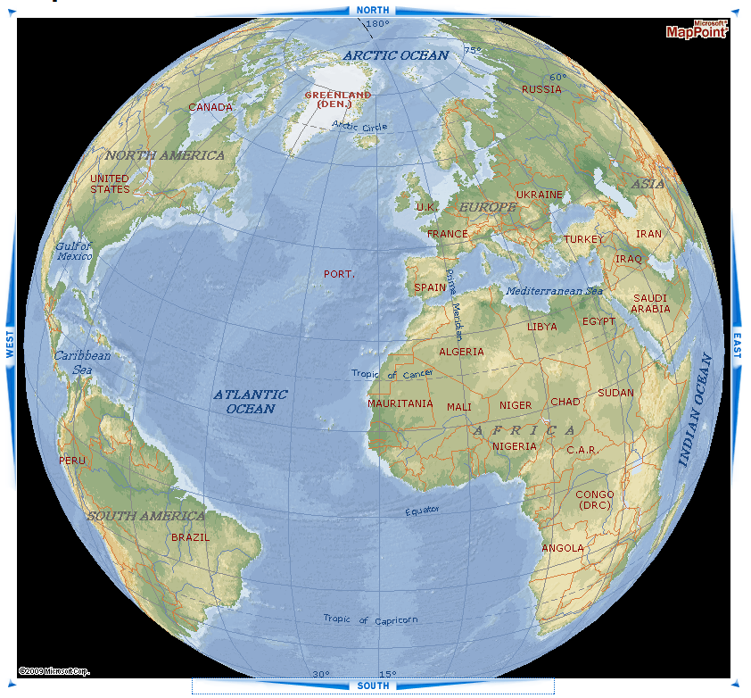 World Globe Online Map