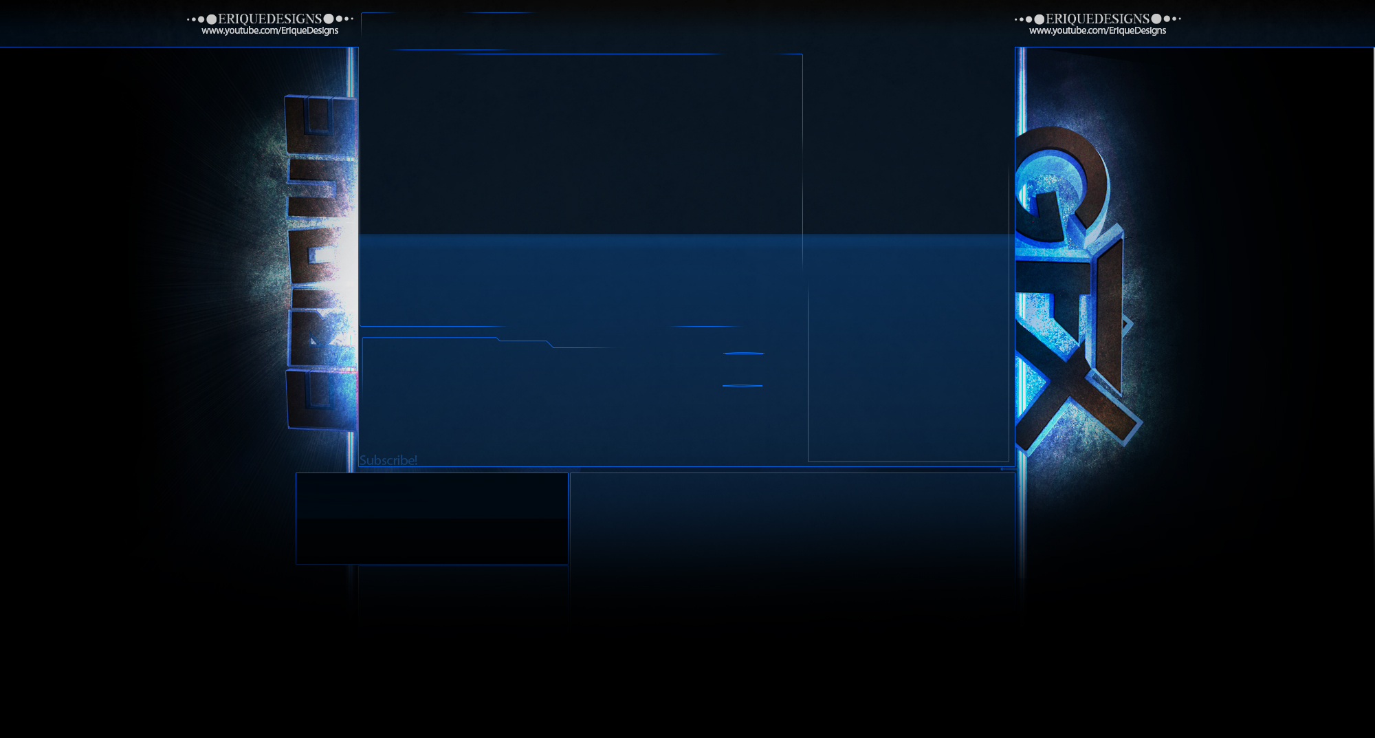 YouTube Photoshop Template YouTube Photoshop Template