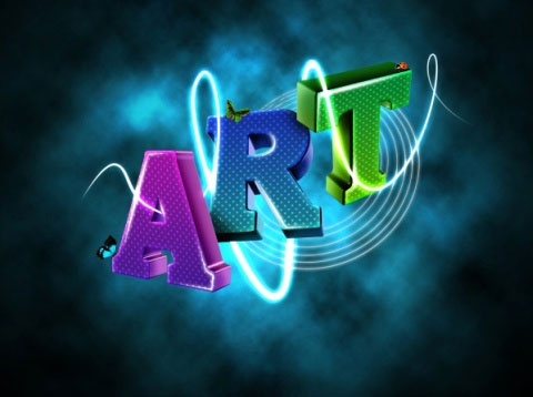 3D Text Effect Tutorials Photoshop