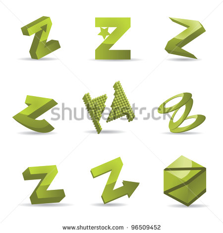 Abstract Letters Alphabet