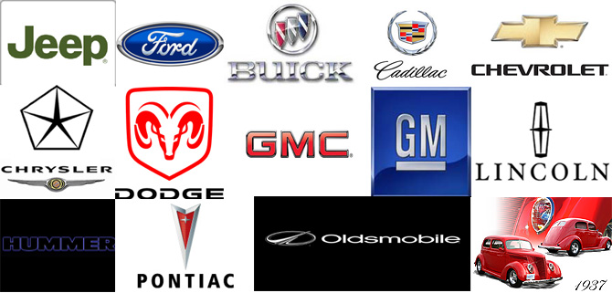 American Car Company Logos