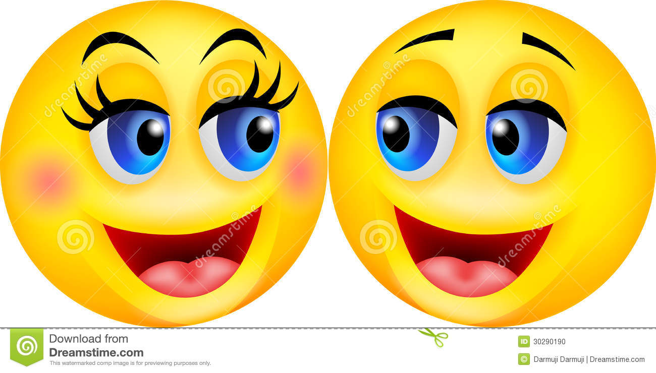 Animated Dancing Happy Face Cartoon