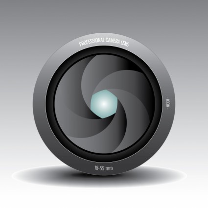 Aperture Camera Lens Vector